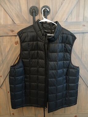 Men's Swiss Tech Size 2XL Black Quilted Puffer Vest - Lightweight Layering